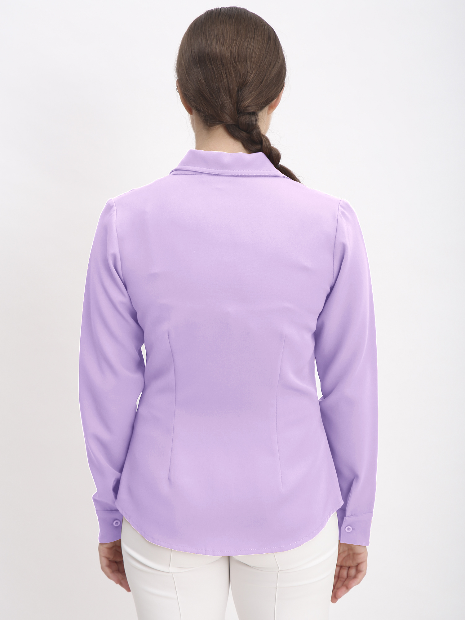 Basic Office Shirt Lavender - Back